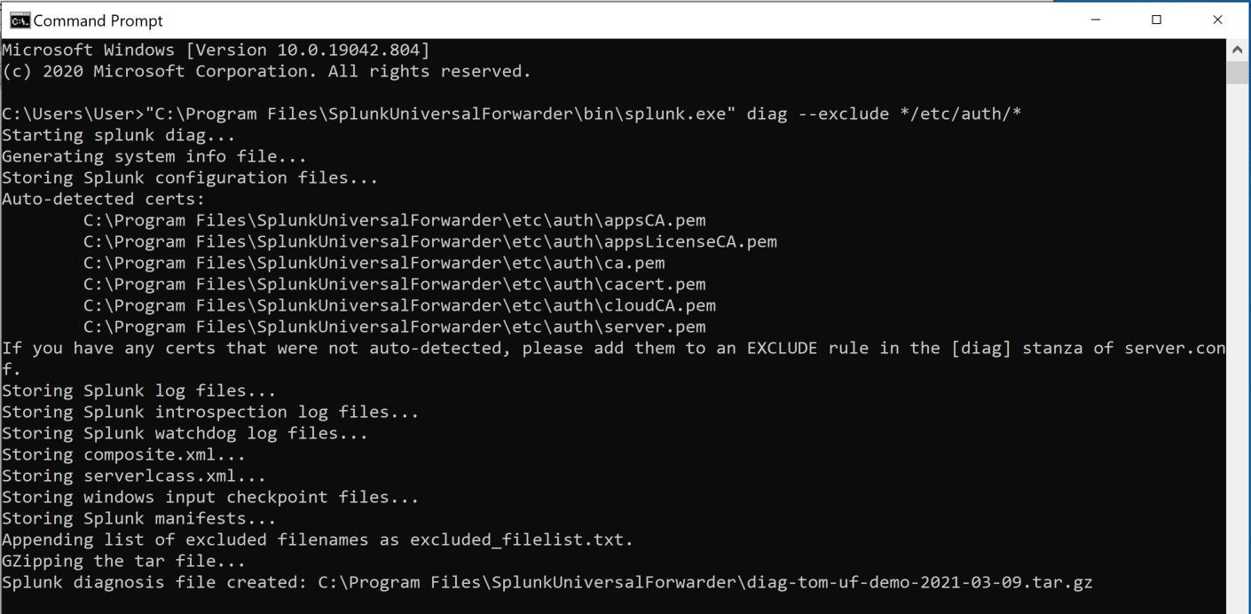 How to Generate a Diag in Splunk - Hurricane Labs